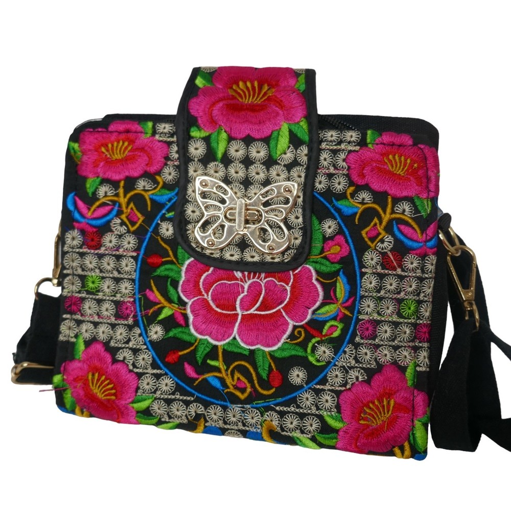 Floral Embroidered Women's Bag